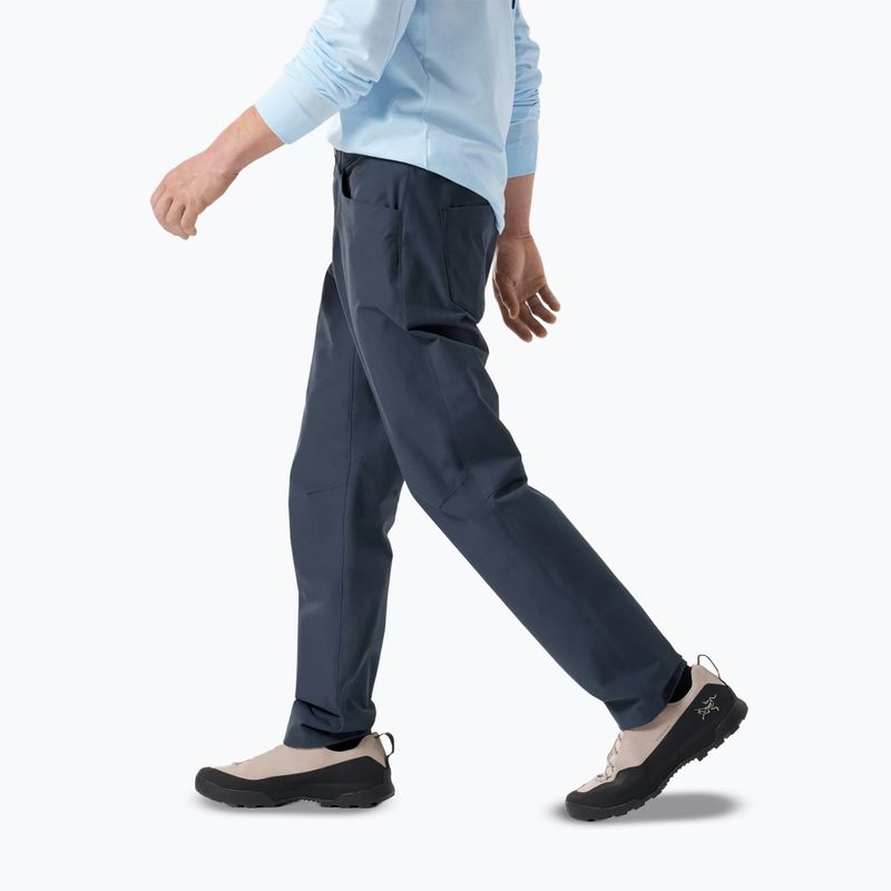 Vyriškos žygių kelnės Arcteryx Kragg Cotton black sapphire 4