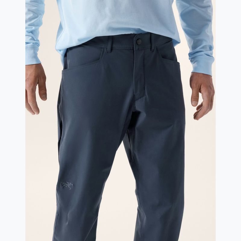 Vyriškos žygių kelnės Arcteryx Kragg Cotton black sapphire 6