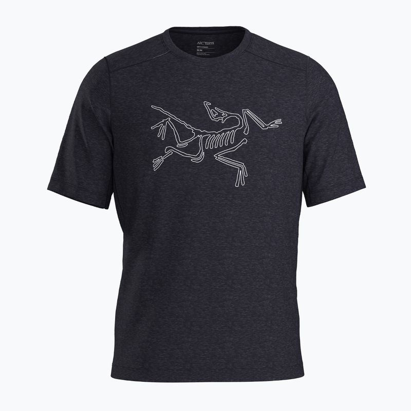 Vyriški marškinėliai Arc'teryx Cormac Logo SS black heather