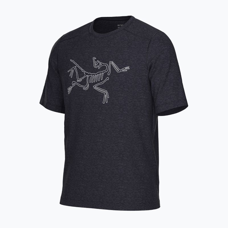 Vyriški marškinėliai Arc'teryx Cormac Logo SS black heather 3