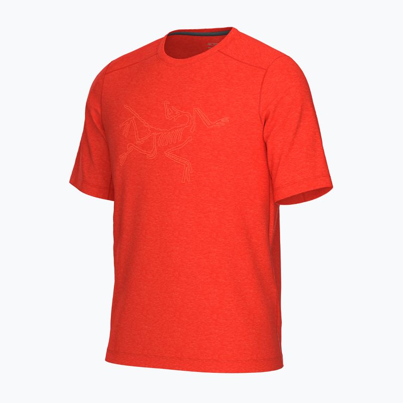 Arc'teryx Cormac Logo SS dynasty heather marškinėliai vyrams 3