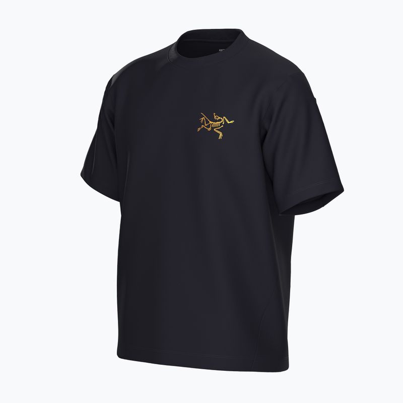 Vyriški marškinėliai Arc'teryx Kragg Cotton Logo 24k black 3