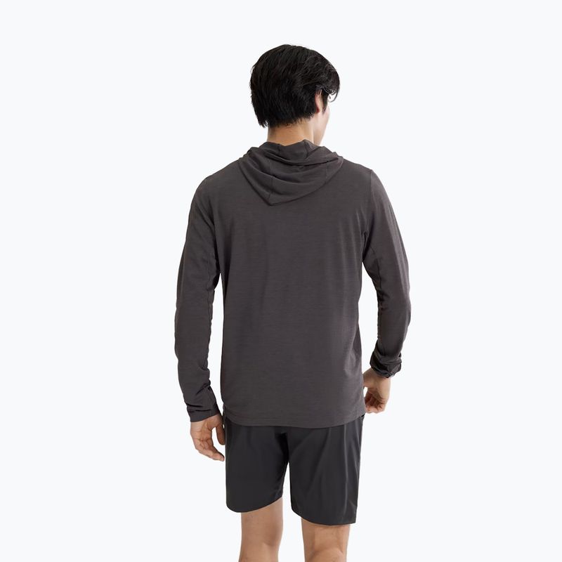 Vyriški marškinėliai ilgomis rankovėmis Arc'teryx Cormac Hoody black heather 2