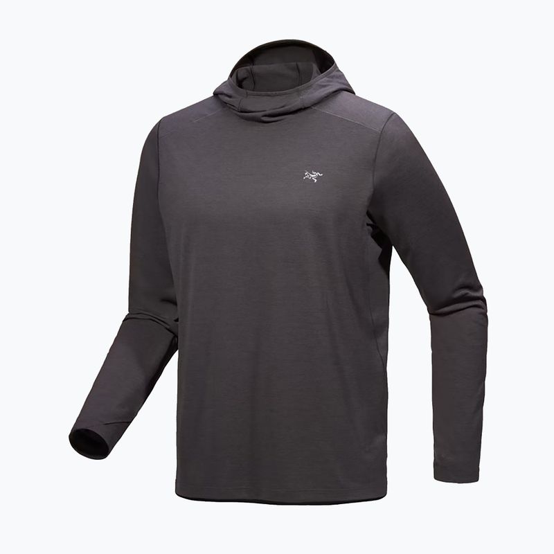 Vyriški marškinėliai ilgomis rankovėmis Arc'teryx Cormac Hoody black heather 5