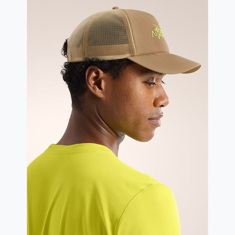 Kepurė su snapeliu Arc'teryx Bird Word Trucker drobė/euforija 5