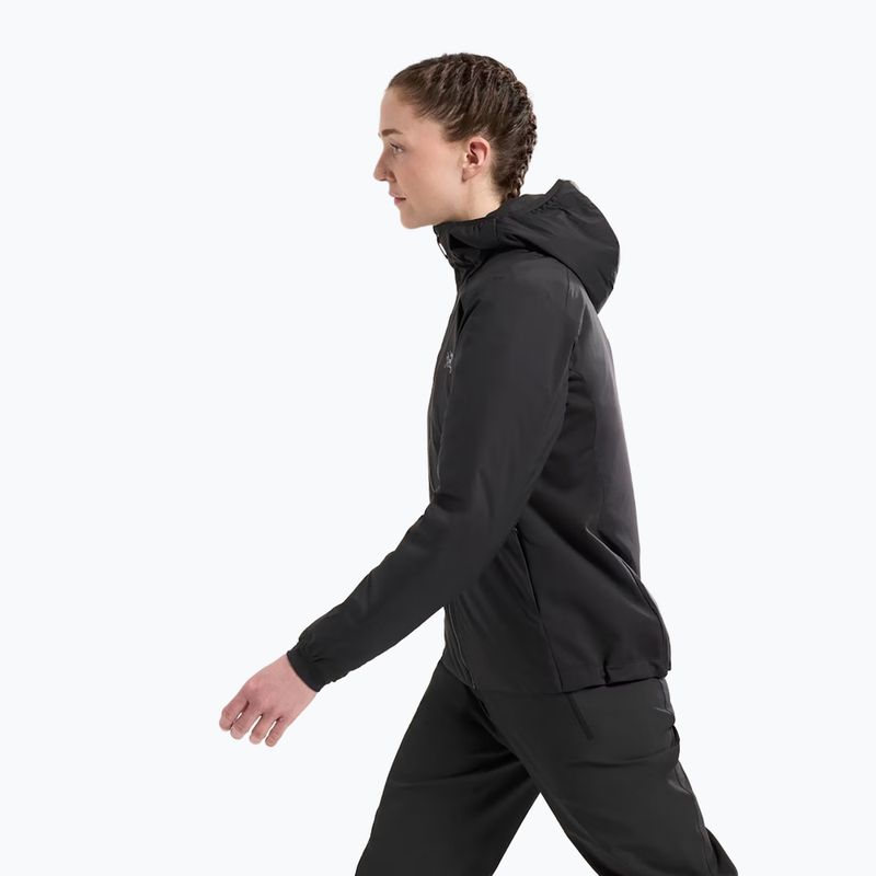 Moteriška pašiltinta striukė Arc'teryx Atom Hoody black 3