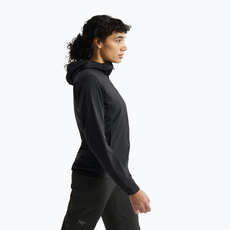 Moteriška vėjui atspari striukė Arcteryx Atom SL Hoody black 4