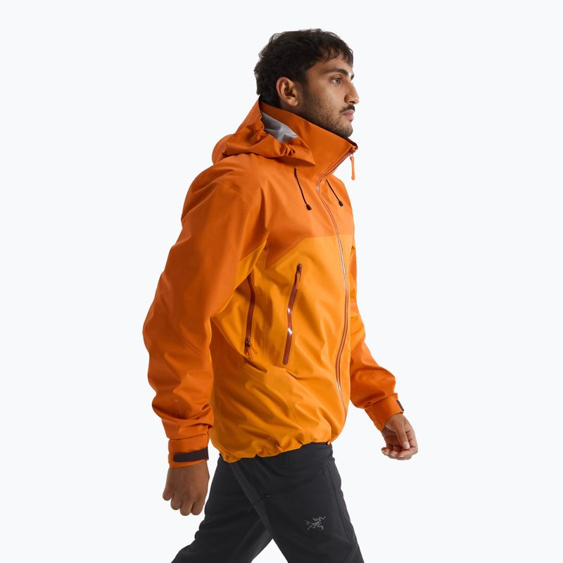 Vyriška striukė nuo lietaus Arc'teryx Beta AR copper sky/blaze 3