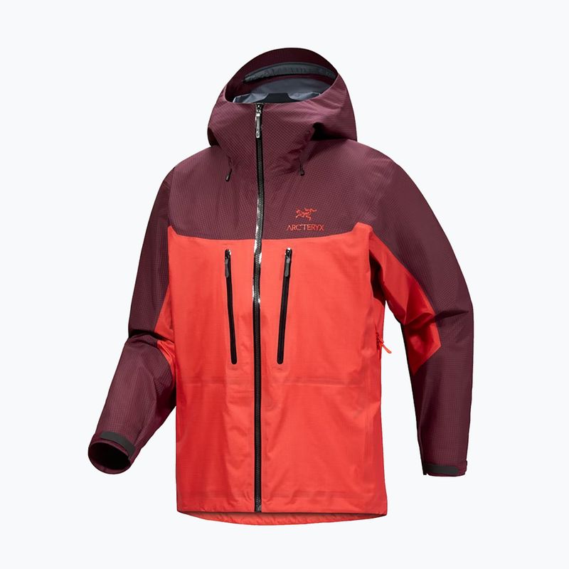 Vyriška striukė nuo lietaus Arcteryx Alpha mars/dynasty 5