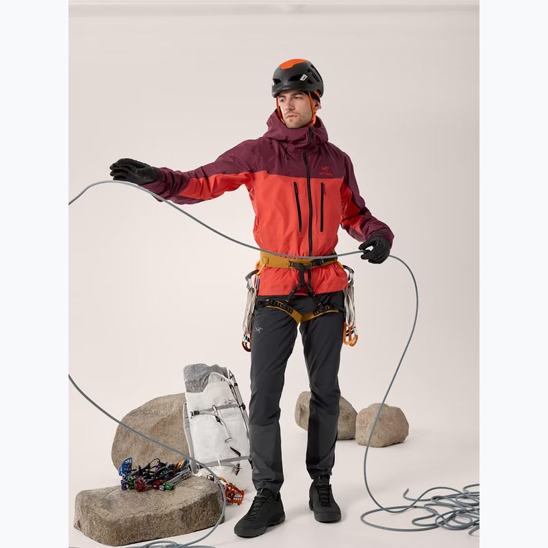 Vyriška striukė nuo lietaus Arcteryx Alpha mars/dynasty 10