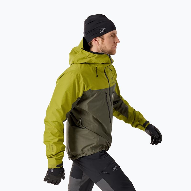 Vyriška striukė nuo lietaus Arcteryx Alpha olive moss/tatsu 4