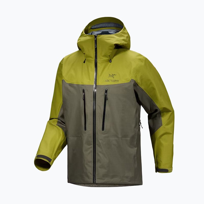 Vyriška striukė nuo lietaus Arcteryx Alpha olive moss/tatsu 7
