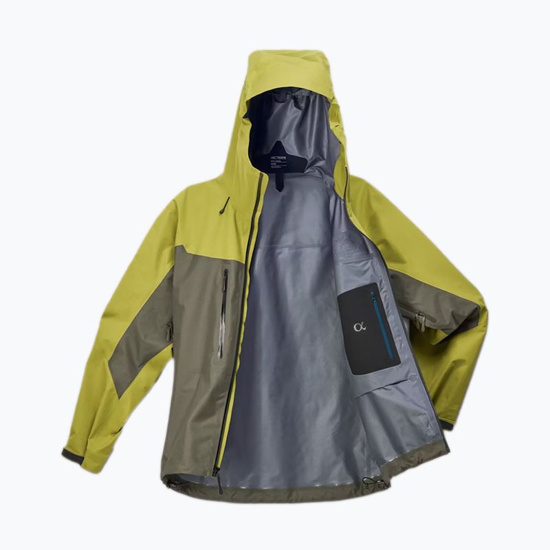 Vyriška striukė nuo lietaus Arc'teryx Alpha olive moss/tatsu 9