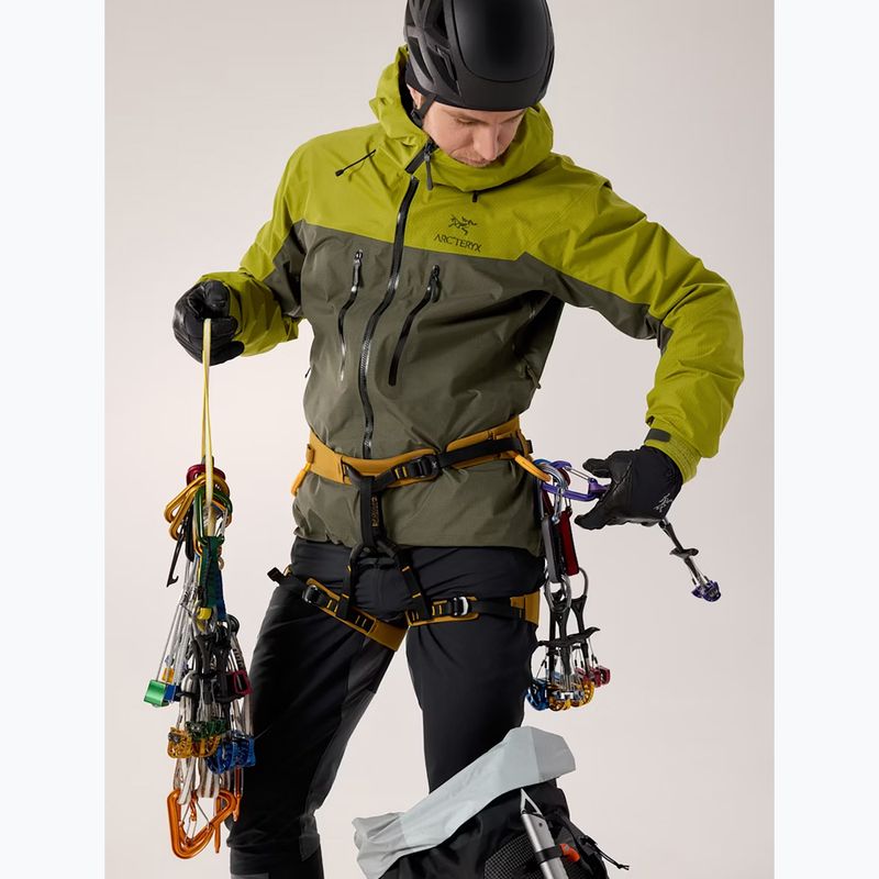 Vyriška striukė nuo lietaus Arc'teryx Alpha olive moss/tatsu 10