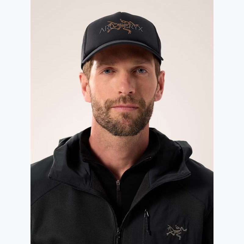 Kepuraitė su snapeliu Arc'teryx Bird Word 24k black 6