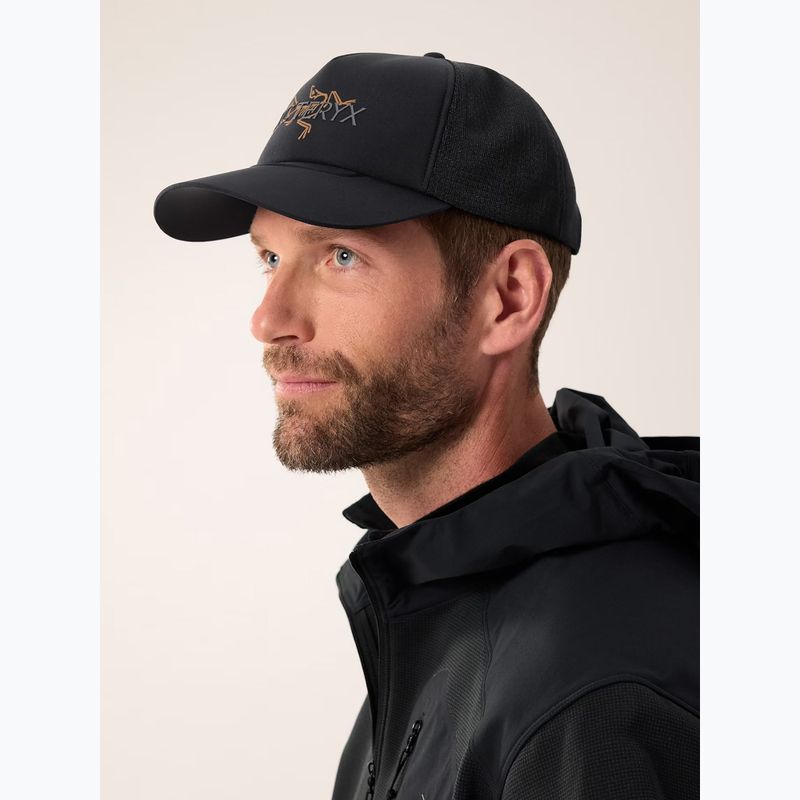 Kepuraitė su snapeliu Arc'teryx Bird Word 24k black 8