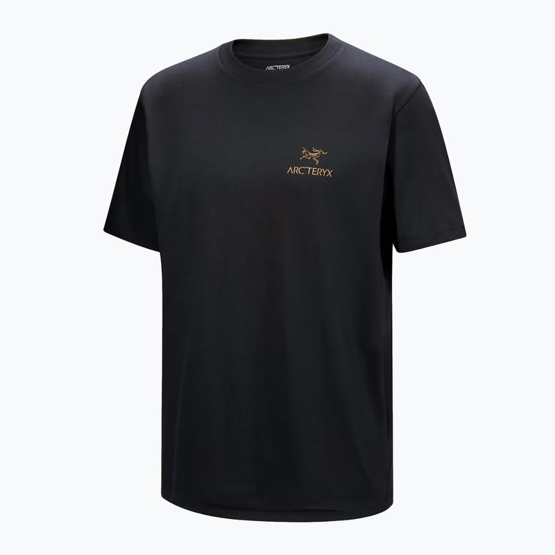 Vyriški marškinėliai Arc'teryx Kragg Sl Cotton Bird Word 24k black 5