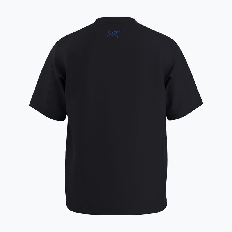 Vyriški marškinėliai Arcteryx Kragg Cotton Lithographica black 2
