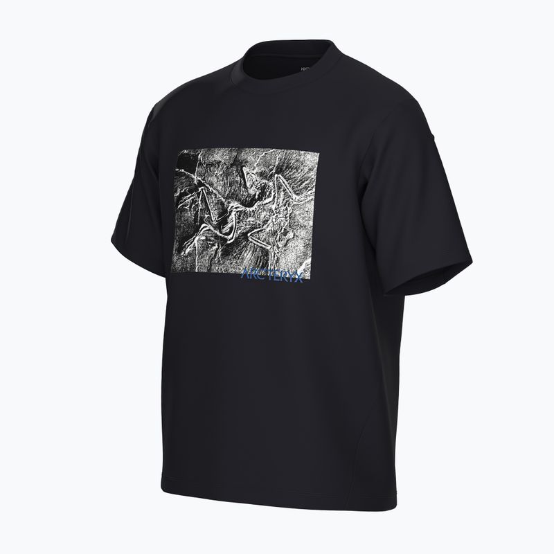 Vyriški marškinėliai Arc'teryx Kragg Cotton Lithographica black 3