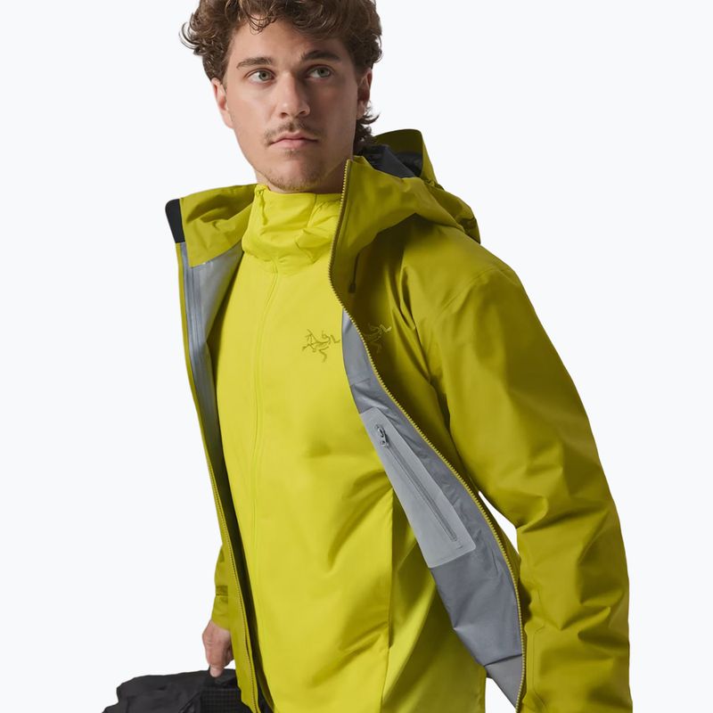 Vyriška lietaus striukė Arc'teryx Beta SL olive moss/euphoria 4