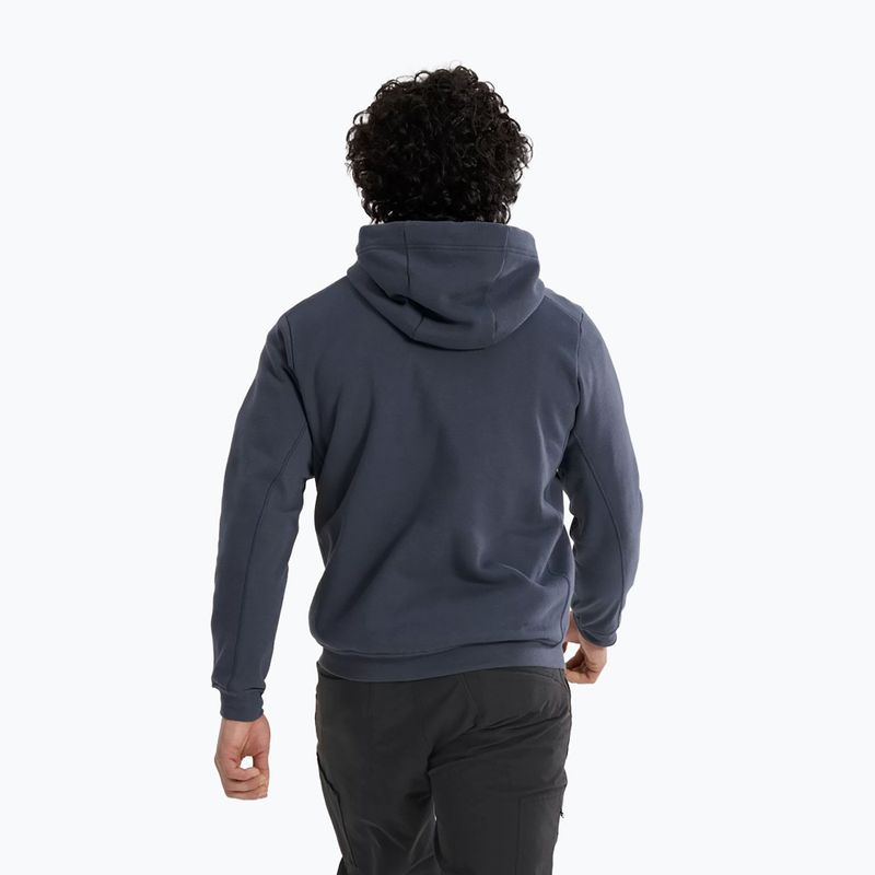 Vyriškas trekingo flisinis džemperis Arc'teryx Emblem Fleece Full-Zip Hoody dark stratus 3