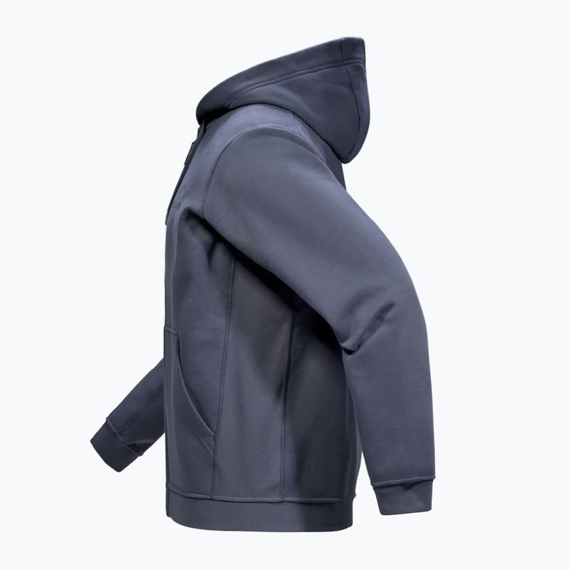 Vyriškas trekingo flisinis džemperis Arcteryx Emblem Fleece Full-Zip Hoody dark stratus 7