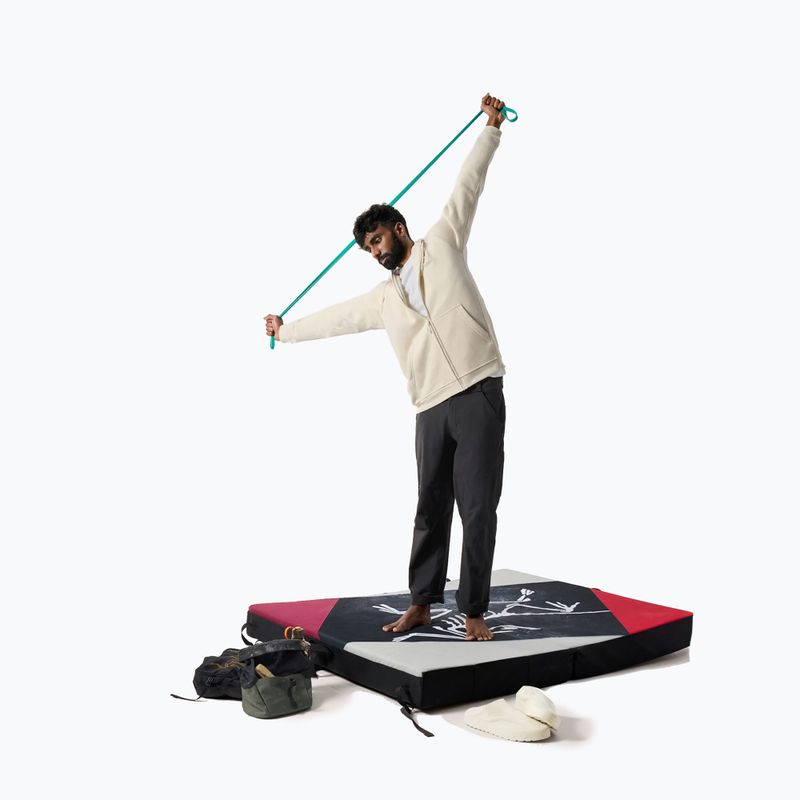 Vyriškas trekingo flisinis džemperis Arcteryx Emblem Fleece Full-Zip Hoody sea salt 2