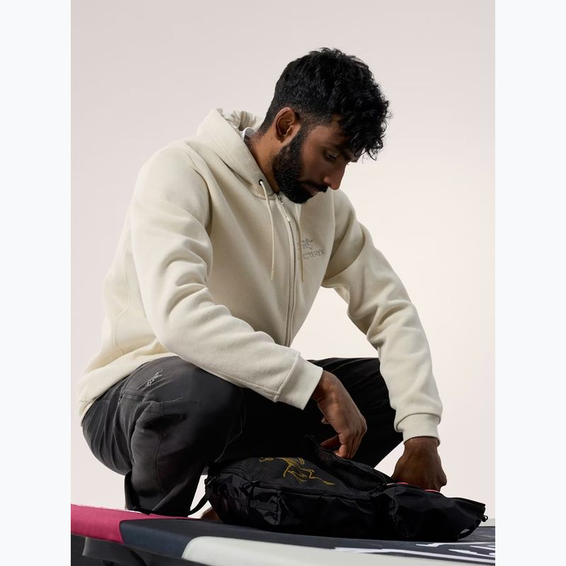 Vyriškas trekingo flisinis džemperis Arcteryx Emblem Fleece Full-Zip Hoody sea salt 6