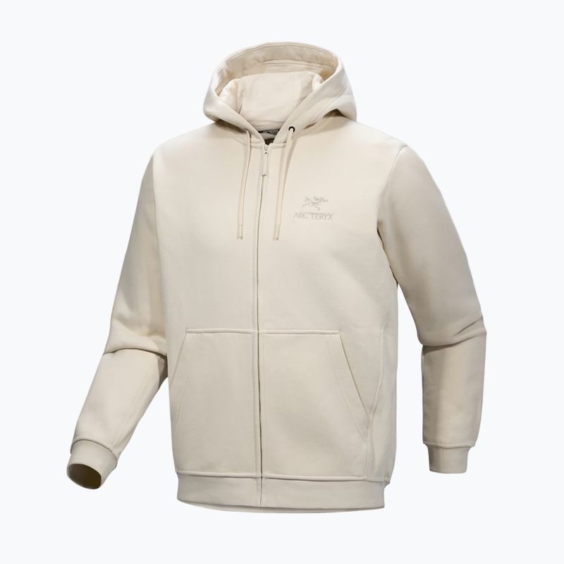 Vyriškas trekingo flisinis džemperis Arc'teryx Emblem Fleece Full-Zip Hoody sea salt 7