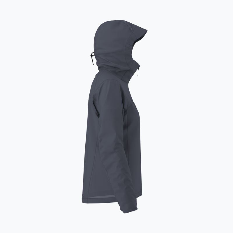 Moteriška vėjo nepraleidžianti striukė Arcteryx Squamish Hoody dark stratus 4