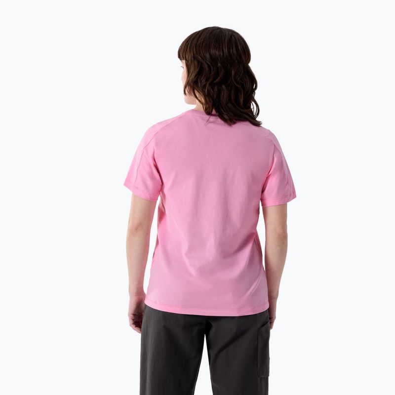 Moteriški marškinėliai Arcteryx Kragg SL Cotton Heatmap Crew pineberry 2