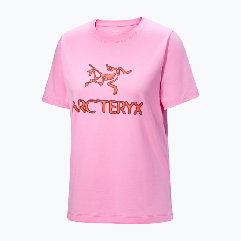 Moteriški marškinėliai Arcteryx Kragg SL Cotton Heatmap Crew pineberry 5