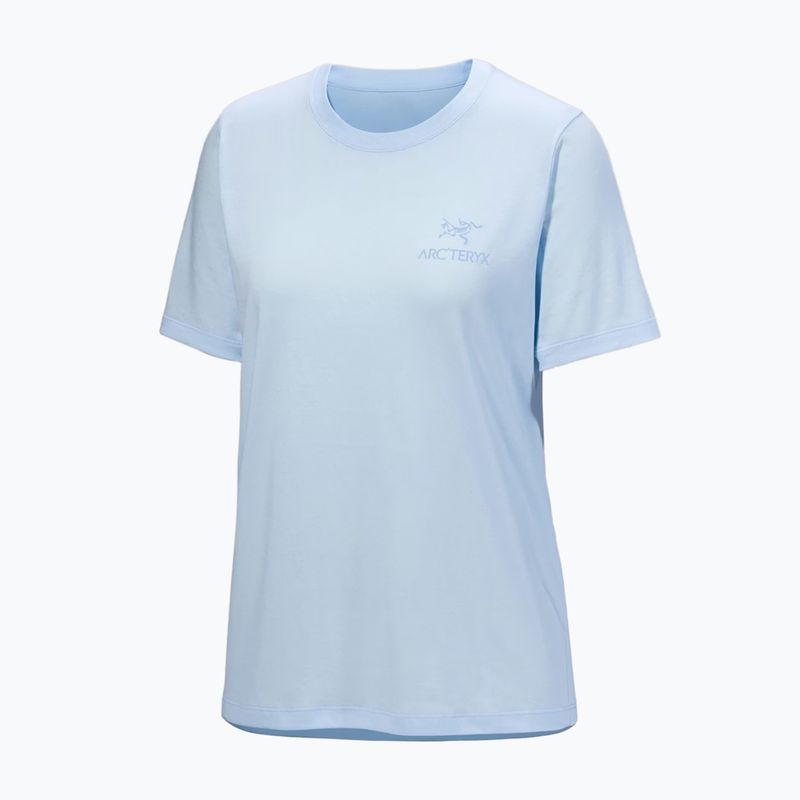 Moteriški marškinėliai Arc'teryx Kragg Sl Cotton Emblem Crew mallow alpine blue 6