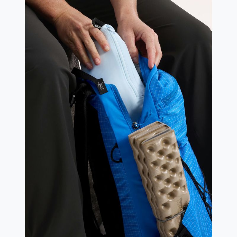 Moteriška vėjui atspari striukė Arcteryx Atom SL Hoody alpine blue 7