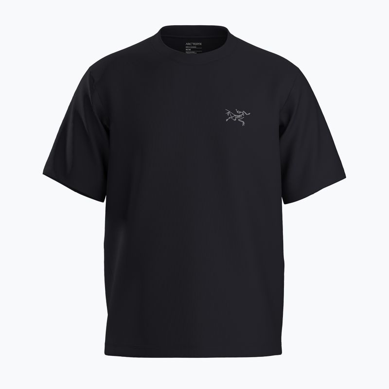 Vyriški marškinėliai Arcteryx Kragg Cotton Emblem Crew SS black 7