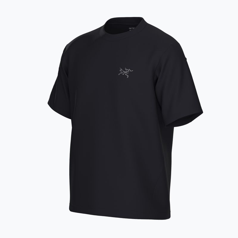 Vyriški marškinėliai Arcteryx Kragg Cotton Emblem Crew SS black 9