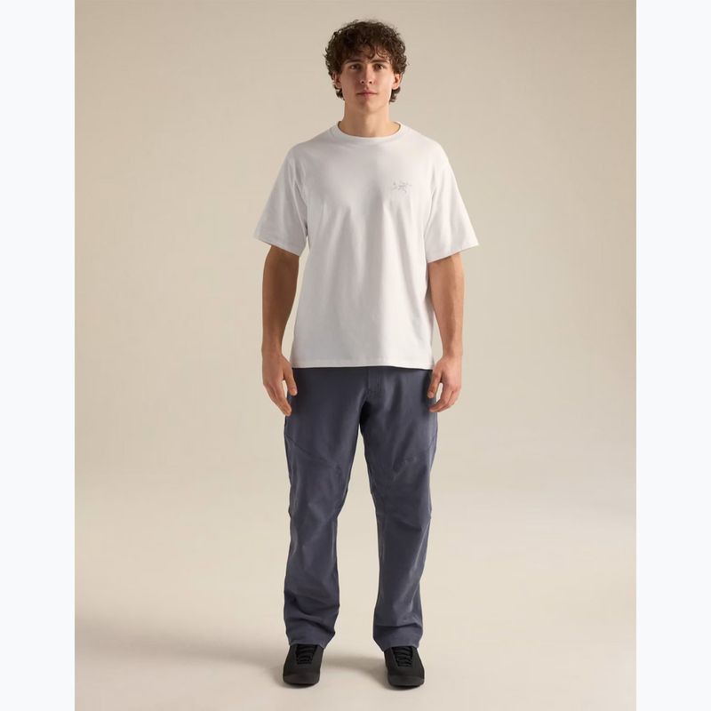 Vyriški marškinėliai Arcteryx Kragg Cotton Emblem Crew SS white light 2