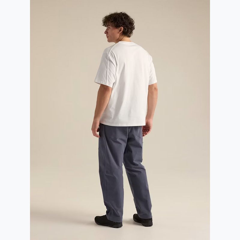 Vyriški marškinėliai Arcteryx Kragg Cotton Emblem Crew SS white light 4