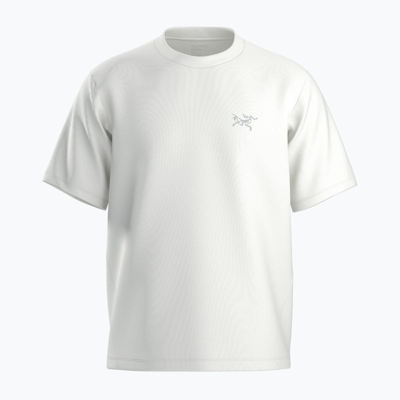 Vyriški marškinėliai Arcteryx Kragg Cotton Emblem Crew SS white light 8
