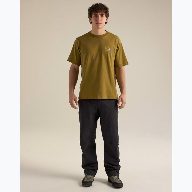 Vyriški marškinėliai Arcteryx Kragg Cotton Logo SS bracken 2