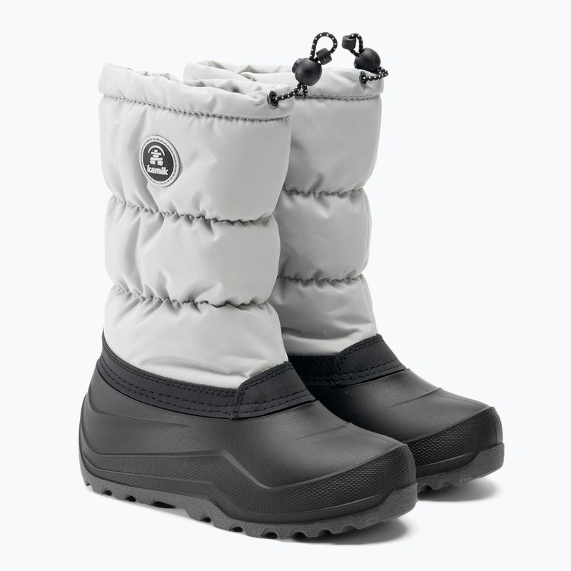 Berniukų trekingo batai Kamik Snowcozy šviesiai pilki 4