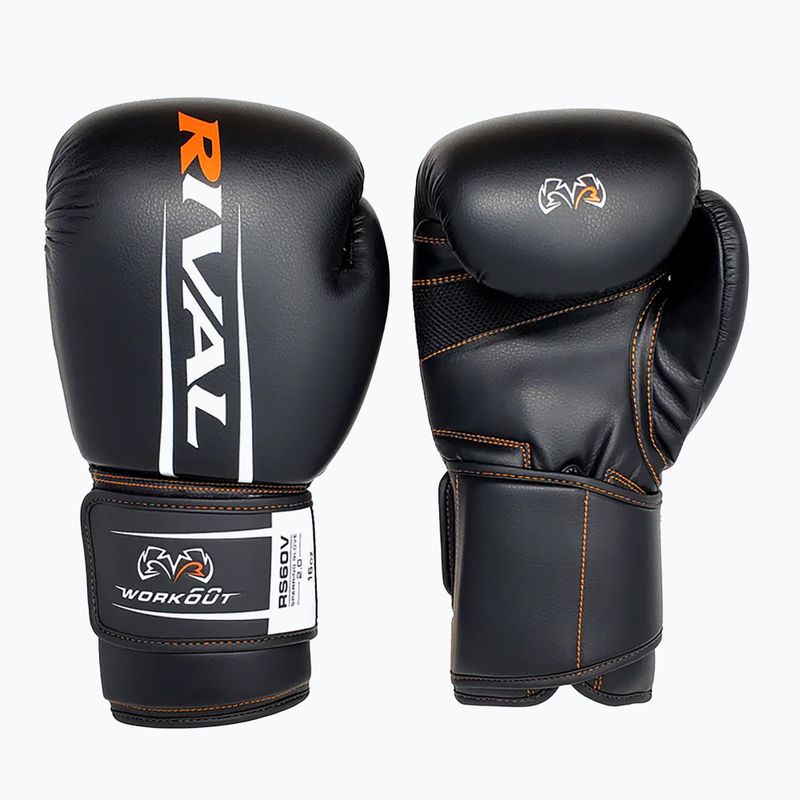 Bokso pirštinės Rival Workout Sparring 2.0 black 5