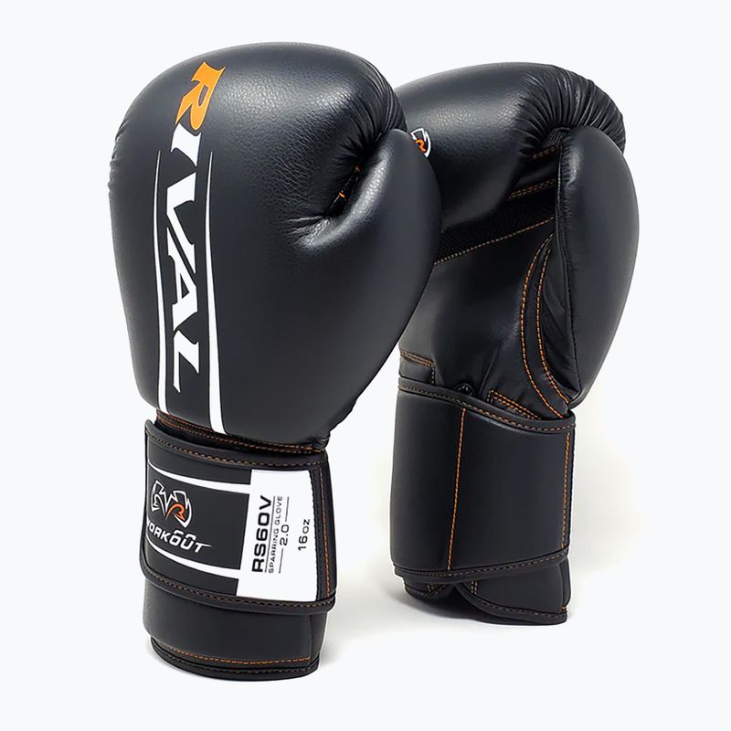Bokso pirštinės Rival Workout Sparring 2.0 black 7