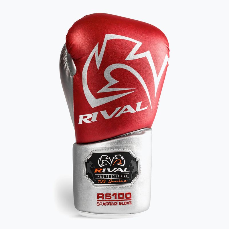 Bokso pirštinės Rival RS100 Professional red/silver 3