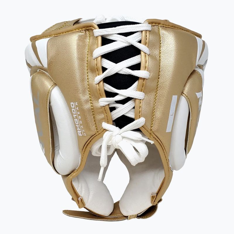 Bokso šalmas Rival RHG100 Professional Headgear white/gold 3