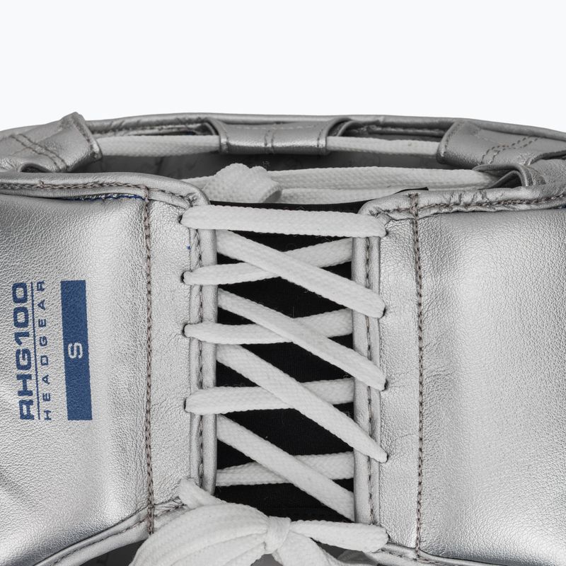 Bokso šalmas Rival RHG100 Professional Headgear blue/silver 5