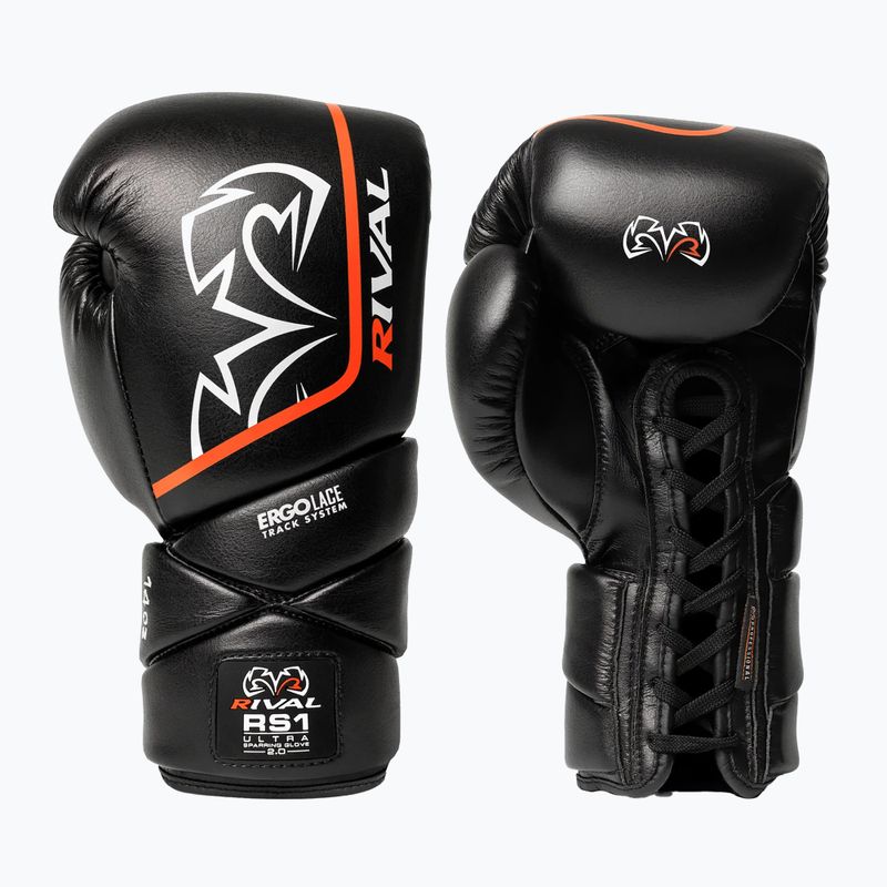Bokso pirštinės Rival RS1 Ultra Sparring 2.0 black