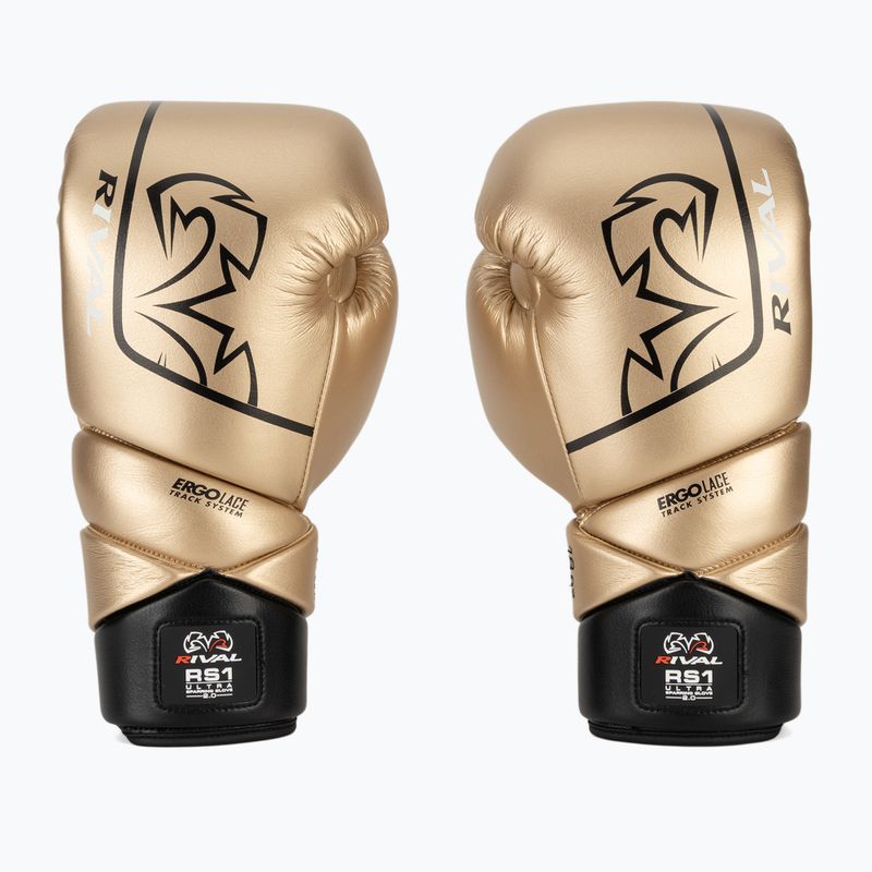 Bokso pirštinės Rival RS1 Ultra Sparring 2.0 gold 2