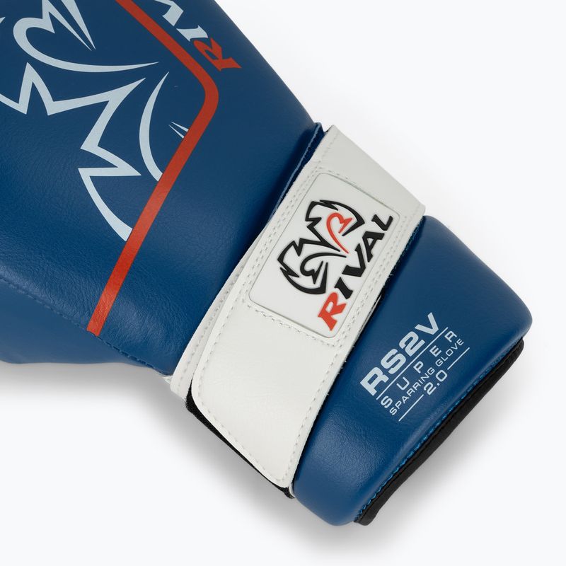 Bokso pirštinės Rival RS2V Super Sparring 2.0 blue 6
