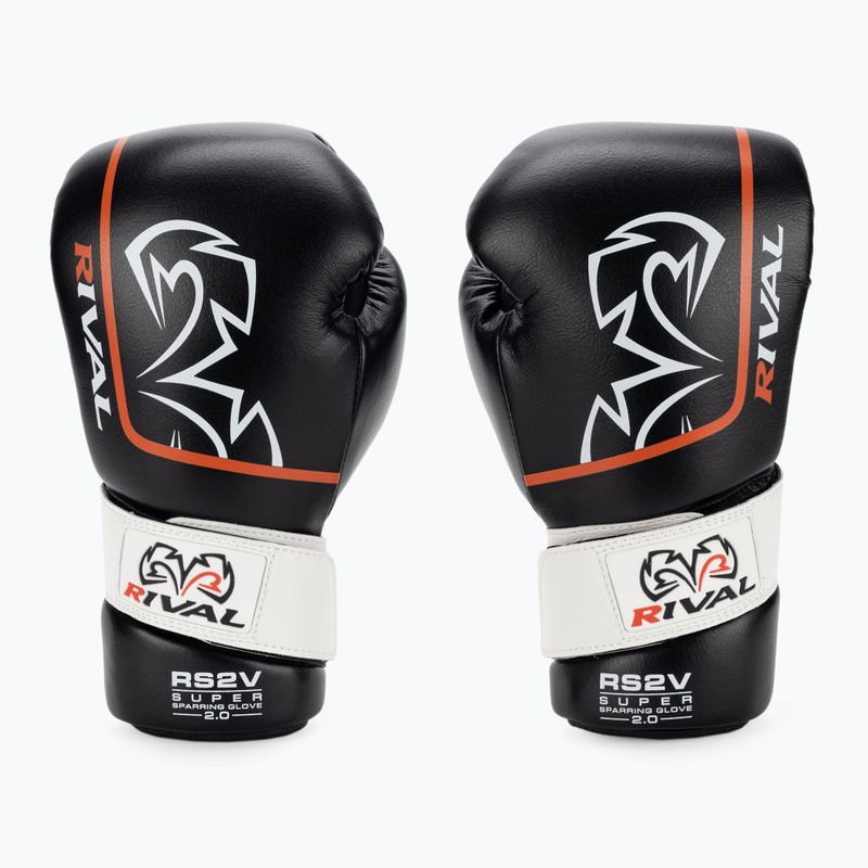 Bokso pirštinės Rival Super Sparring 2.0 black